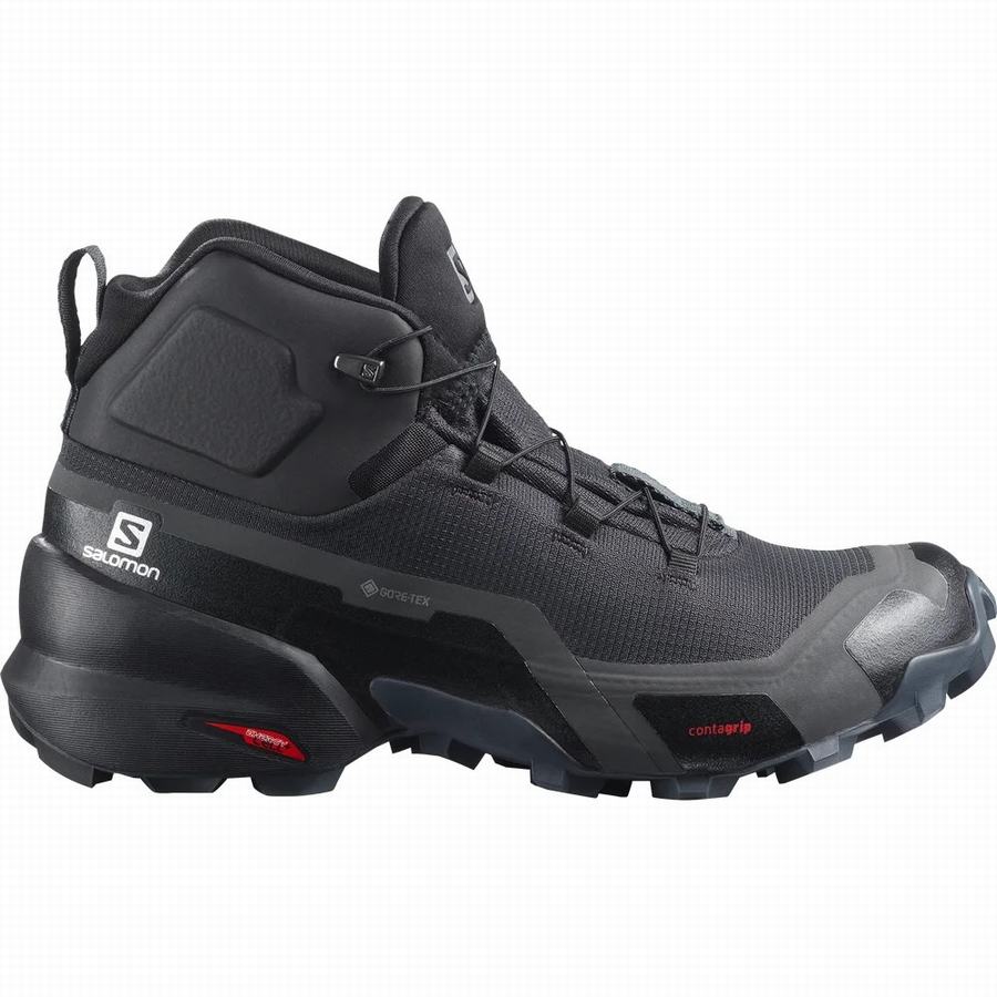 Salomon Cross Hike Mid Gore-tex Fjellsko Dame Svart (WHM2119PY)